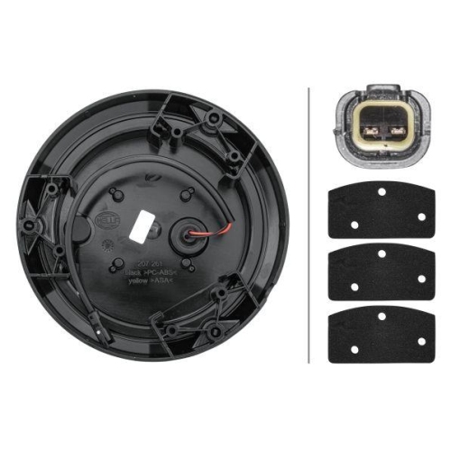 HELLA Blitz-Kennleuchte 2XD 013 979-311 für DOOSAN