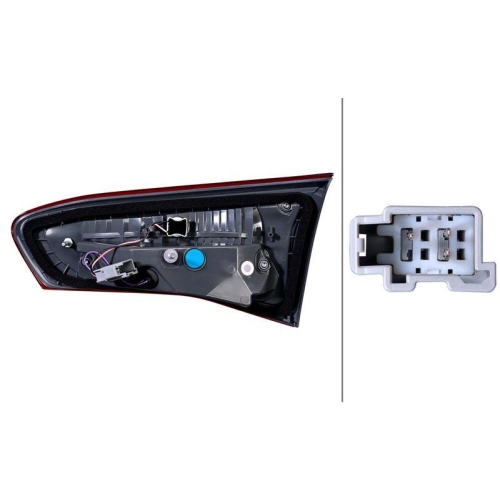 HELLA 2ZR 354 860-171 Heckleuchte f&uuml;r FORD, links