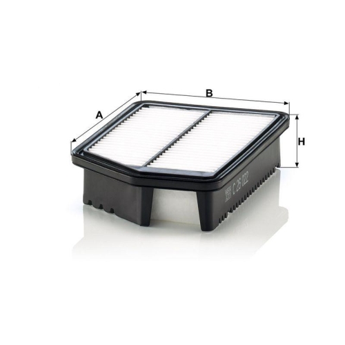 Luftfilter MANN-FILTER C 26 022 f&uuml;r HYUNDAI KIA