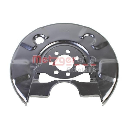 Spritzblech, Bremsscheibe METZGER 6115434 f&uuml;r VW, Hinterachse rechts