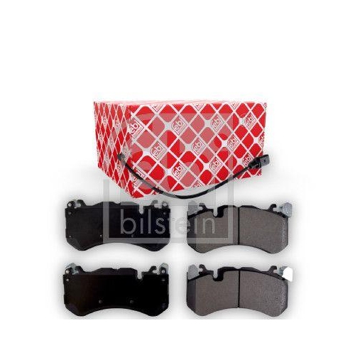 FEBI BILSTEIN Bremsbelagsatz, Scheibenbremse 173710 f&uuml;r AUDI, Vorderachse