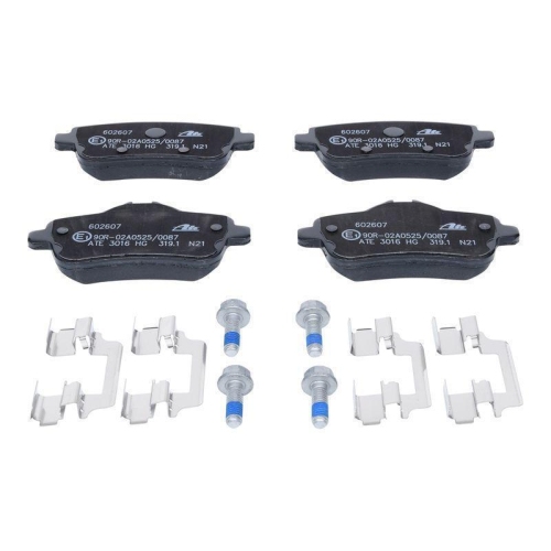 Bremsbelagsatz, Scheibenbremse ATE 13.0460-2607.2 f&uuml;r MERCEDES-BENZ, Hinterachse