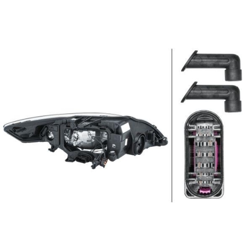 HELLA Hauptscheinwerfer 1EF 010 541-011 für FORD, links