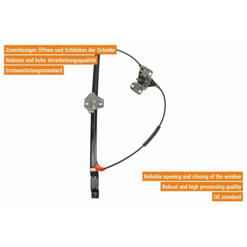 Fensterheber VAICO V10-6136 Original VAICO Qualit&auml;t f&uuml;r SEAT SKODA VW VAG