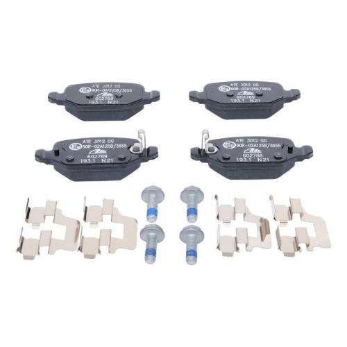 Bremsbelagsatz, Scheibenbremse ATE 13.0460-2789.2 f&uuml;r, Hinterachse