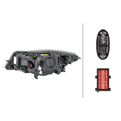 HELLA Hauptscheinwerfer 1ZT 011 166-741 f&uuml;r OPEL VAUXHALL, rechts