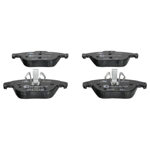 Bremsbelagsatz, Scheibenbremse ATE 13.0460-7257.2 f&uuml;r MERCEDES-BENZ, Hinterachse