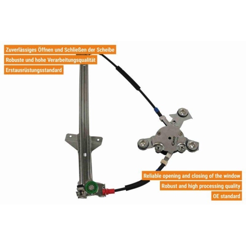 Fensterheber VAICO V10-6192 Original VAICO Qualit&auml;t f&uuml;r AUDI SEAT SKODA VW VAG