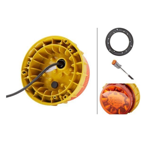 HELLA Blitz-Kennleuchte 2XD 011 557-601 K-LED 2.0 f&uuml;r LIEBHERR