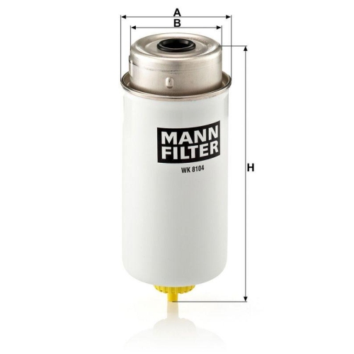 Kraftstofffilter MANN-FILTER WK 8104 f&uuml;r FORD FORD USA