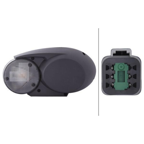 HELLA Hauptscheinwerfer 1EB 996 167-031 für AEBI BOMAG FENDT AGRIFAC, links