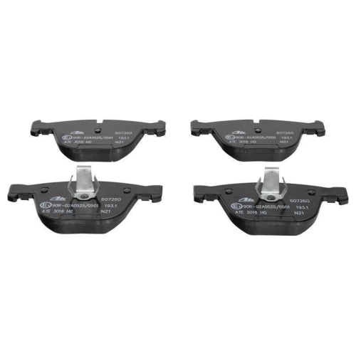 Bremsbelagsatz, Scheibenbremse ATE 13.0460-7260.2 f&uuml;r BMW, Hinterachse