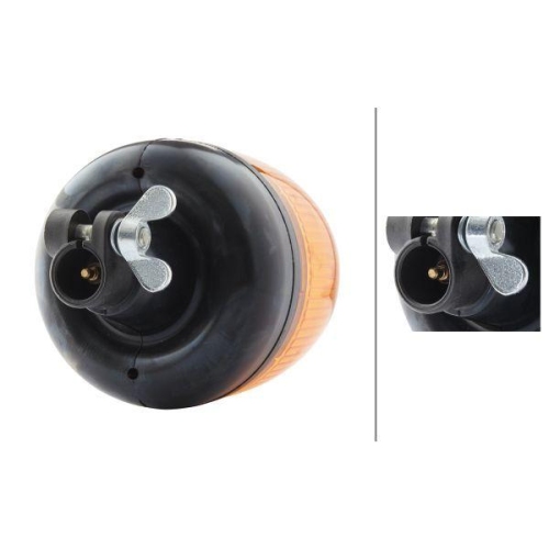 HELLA Rundumkennleuchte 2RL 009 506-011 Rota Compact für AEBI DAF FRUEHAUF VOLVO