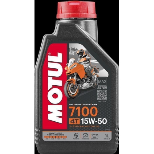 Motoröl MOTUL 109386 7100 15W-50 4T für