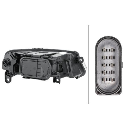 HELLA Hauptscheinwerfer 1EE 008 880-011 für AUDI AUDI (FAW), links