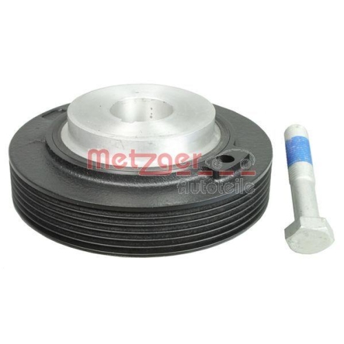 Riemenscheibe, Kurbelwelle METZGER 6400037 KIT + f&uuml;r CITRO&Euml;N PEUGEOT