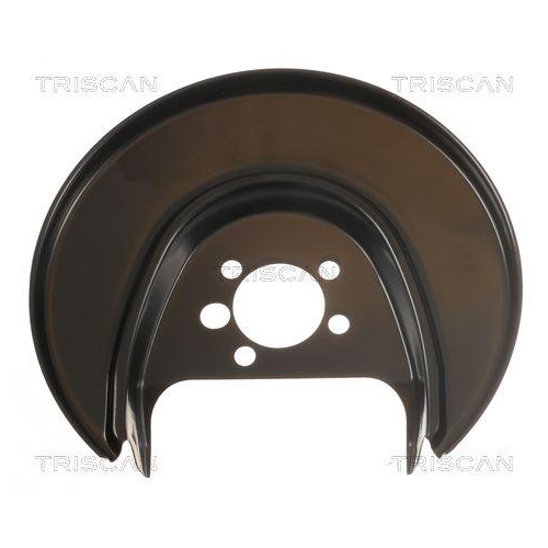 Spritzblech, Bremsscheibe TRISCAN 8125 29201 f&uuml;r VW, Hinterachse rechts