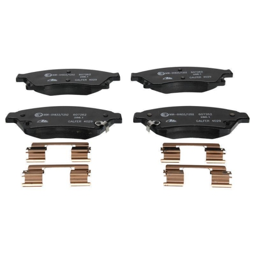 Bremsbelagsatz, Scheibenbremse ATE 13.0460-7262.2 f&uuml;r OPEL VAUXHALL CHEVROLET