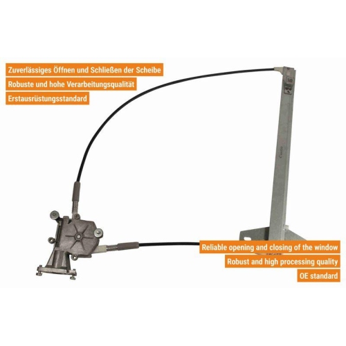 Fensterheber VAICO V10-6217 Original VAICO Qualität für SEAT SKODA VW VAG