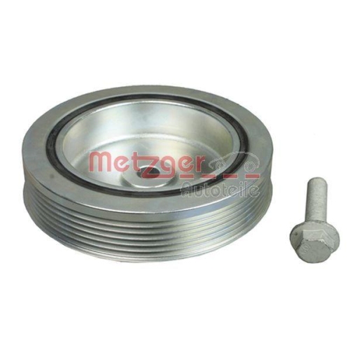 Riemenscheibe, Kurbelwelle METZGER 6400038 KIT + f&uuml;r OPEL RENAULT VAUXHALL