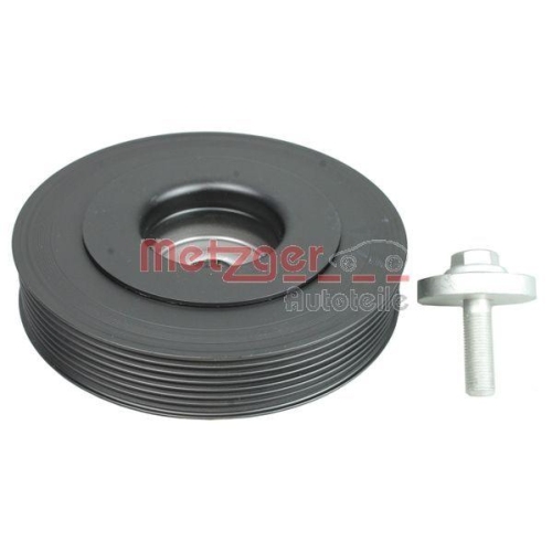 Riemenscheibe, Kurbelwelle METZGER 6400039 KIT + f&uuml;r NISSAN RENAULT SUZUKI