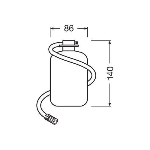 Dichtmittel, Reifen-Dichtungs-Set ams-OSRAM OTSB450 TYREseal 450 für
