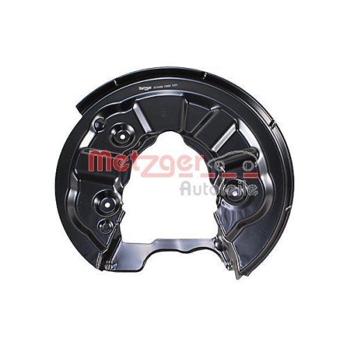 Spritzblech, Bremsscheibe METZGER 6115468 GREENPARTS f&uuml;r AUDI SEAT SKODA VW VAG