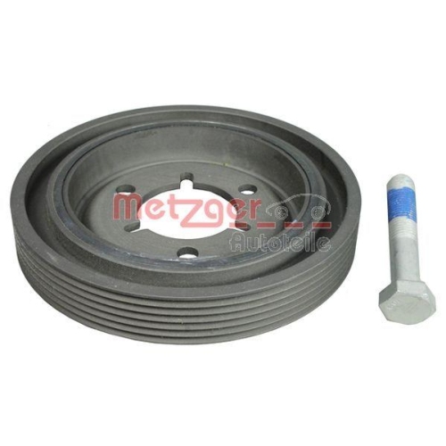 Riemenscheibe, Kurbelwelle METZGER 6400040 KIT + f&uuml;r CITRO&Euml;N PEUGEOT