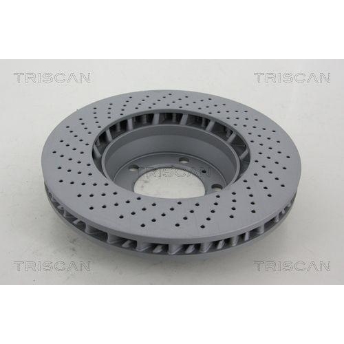 TRISCAN 8120 101076c 2 St&uuml;ck Bremsscheiben COATED f&uuml;r PORSCHE, Vorderachse rechts