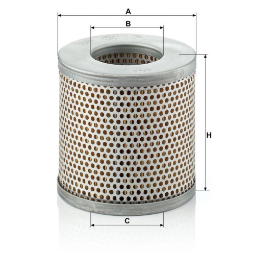 Luftfilter MANN-FILTER C 1337 f&uuml;r DEUTZ-FAHR