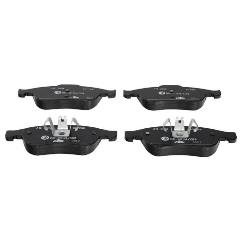 Bremsbelagsatz, Scheibenbremse ATE 13.0460-7266.2 f&uuml;r RENAULT DACIA, Vorderachse