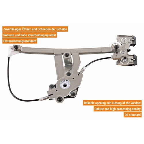 Fensterheber VAICO V10-6275 Original VAICO Qualität für SEAT SKODA VAG