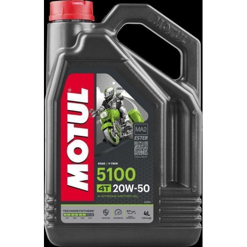 Motoröl MOTUL 109945 5100 20W-50 4T für
