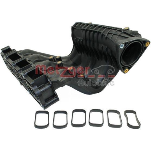 Stutzen, Ansaugkr&uuml;mmer METZGER 2100005 f&uuml;r MERCEDES-BENZ