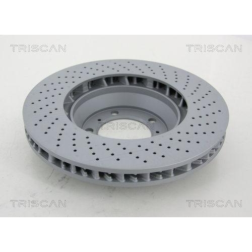 TRISCAN 8120 101079c 2 St&uuml;ck Bremsscheiben COATED f&uuml;r PORSCHE, Vorderachse