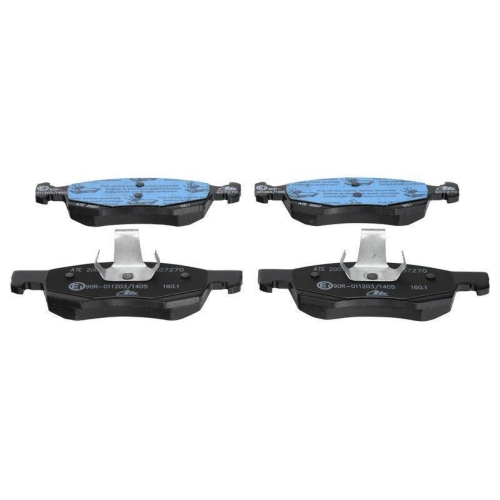 Bremsbelagsatz, Scheibenbremse ATE 13.0460-7270.2 f&uuml;r DACIA, Vorderachse