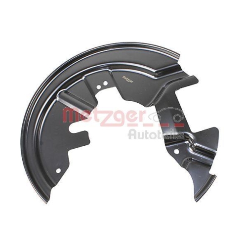 Spritzblech, Bremsscheibe METZGER 6115477 f&uuml;r FORD, Vorderachse links