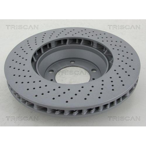 TRISCAN 8120 101080c 2 St&uuml;ck Bremsscheiben COATED f&uuml;r PORSCHE, Vorderachse rechts
