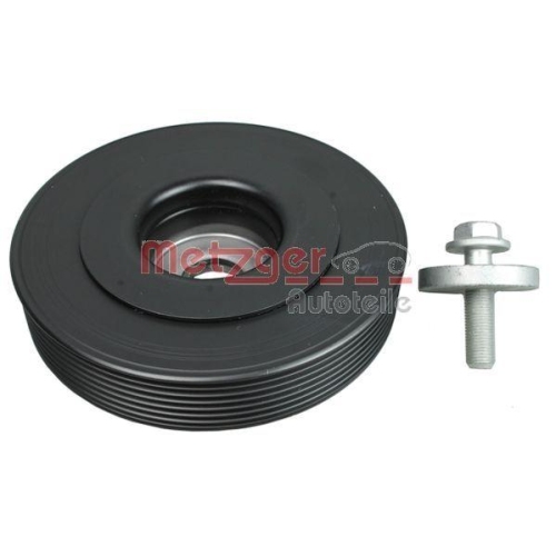 Riemenscheibe, Kurbelwelle METZGER 6400045 KIT + f&uuml;r RENAULT