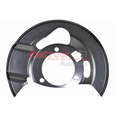 Spritzblech, Bremsscheibe METZGER 6115480 ORIGINAL ERSATZTEIL f&uuml;r OPEL CHEVROLET