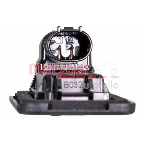 Kennzeichenleuchte METZGER 2080115 ORIGINAL ERSATZTEIL für ALFA ROMEO, links