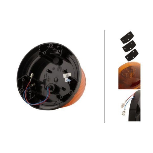 HELLA Rundumkennleuchte 2RL 014 979-001 RotaLED Compact für PUTZMEISTER DOLL