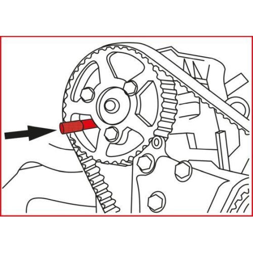 Einstellwerkzeugsatz, Steuerzeiten KS TOOLS 400.1775 f&uuml;r