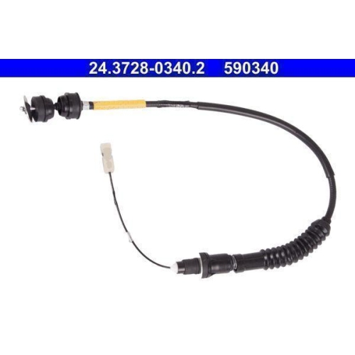 Seilzug, Kupplungsbet&auml;tigung ATE 24.3728-0340.2 f&uuml;r CITRO&Euml;N FIAT PEUGEOT