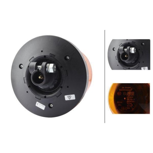 HELLA Rundumkennleuchte 2RL 014 979-011 RotaLED Compact für LIEBHERR KOMATSU