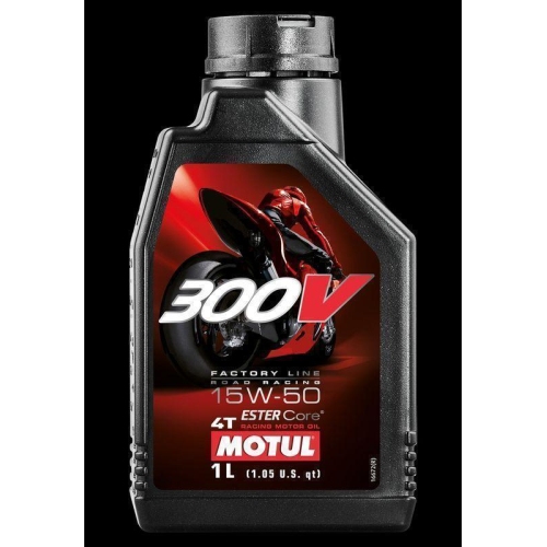Motoröl MOTUL 110099 300V 4T FACTORY LINE ROAD RACING 15W-50 für