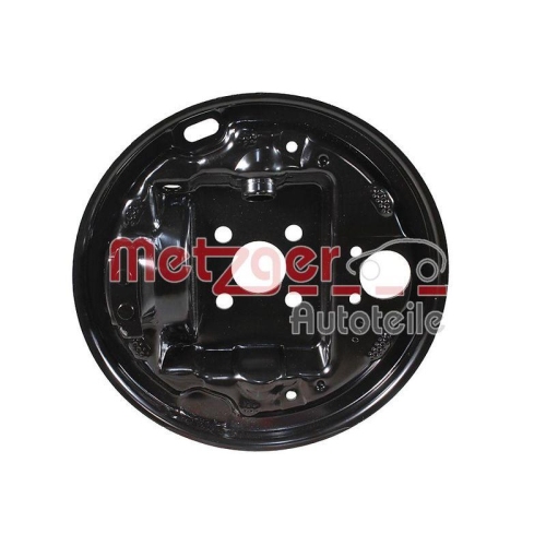 Bremstr&auml;gerplatte METZGER 6117007 f&uuml;r RENAULT, Hinterachse links