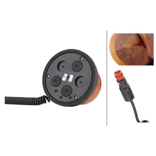 HELLA Rundumkennleuchte 2RL 014 979-021 RotaLED Compact für JOHN DEERE