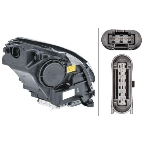 HELLA Hauptscheinwerfer 1ZL 263 037-311 für MERCEDES-BENZ, links