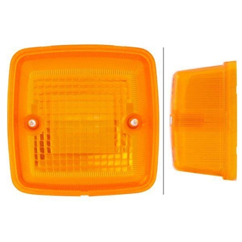 HELLA Lichtscheibe, Blinkleuchte 9EL 110 536-001 für FIAT IVECO MERCEDES-BENZ